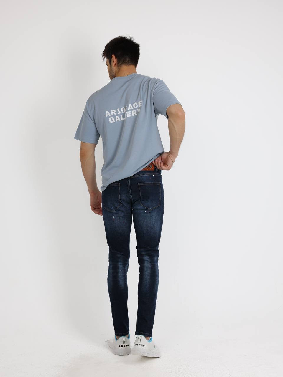 Dark Blue Wash Jeans