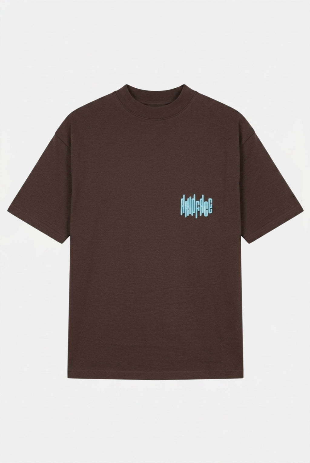 Monochrome Drip: Zebra Edition T-Shirt Chocolate Brown