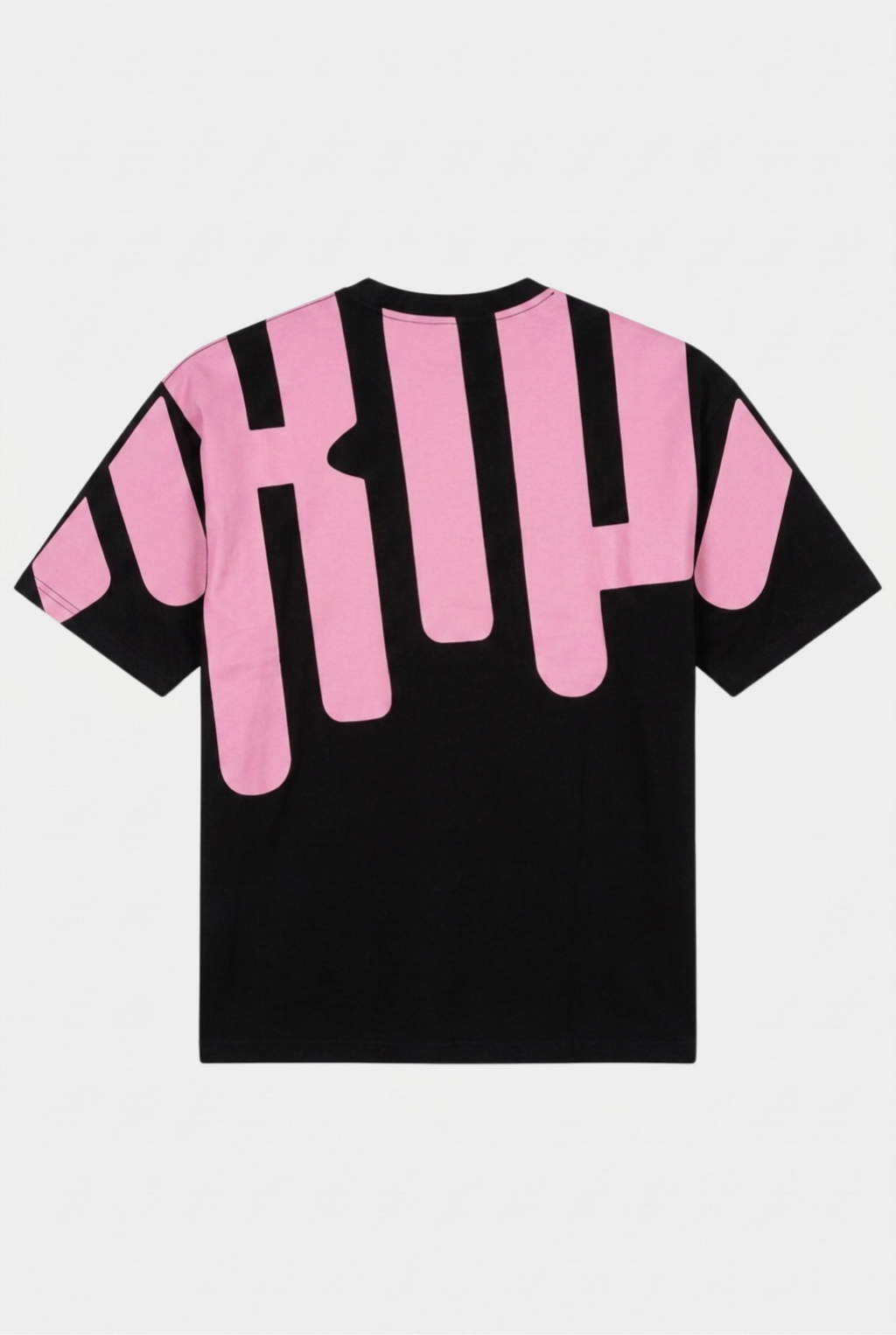 Monochrome Drip: Zebra Edition T-Shirt Black/Pink