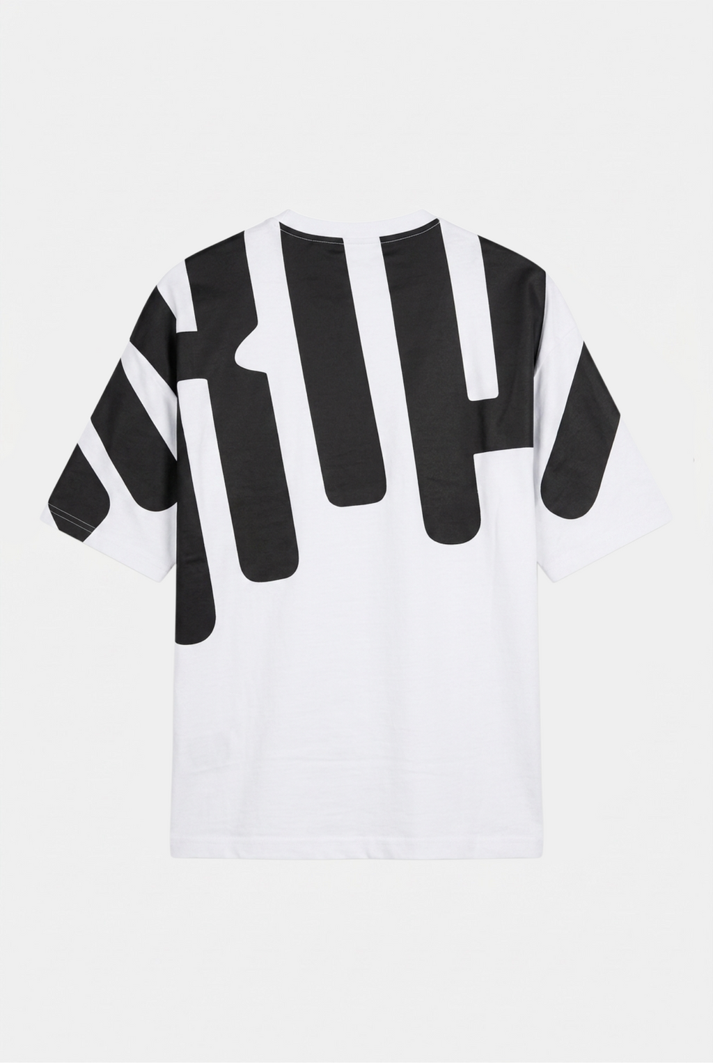 Monochrome Drip: Zebra Edition T-Shirt White