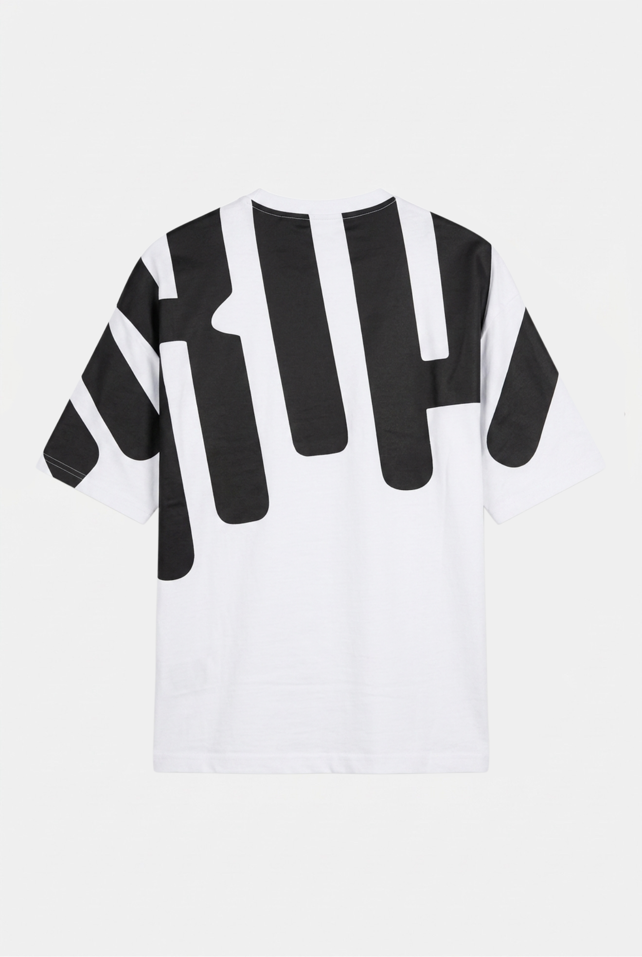 Monochrome Drip: Zebra Edition T-Shirt White