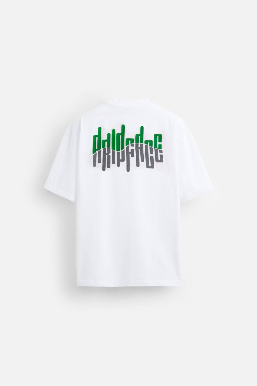 Double Vibe T-Shirt White-Green