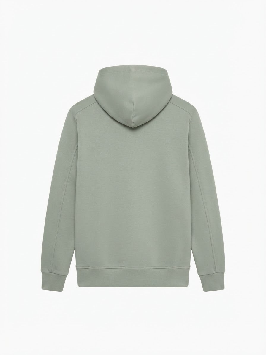AR10FACE — "DECISIVE STEP" Slim-Fit Hoodie (Grey)