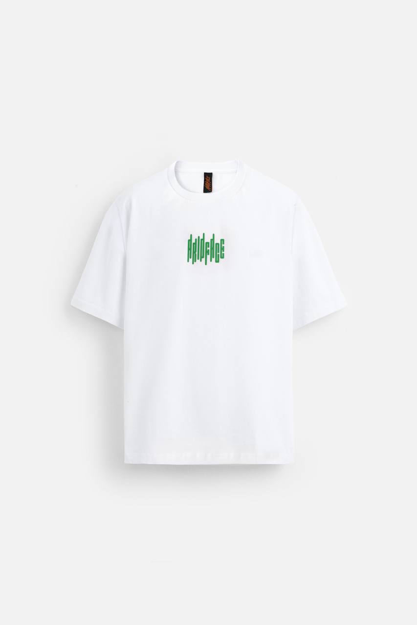 Double Vibe T-Shirt White-Green