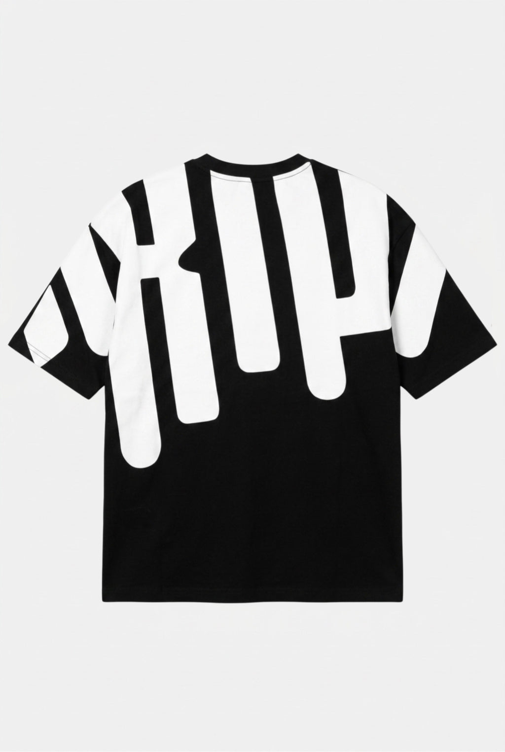 Monochrome Drip: Zebra Edition T-Shirt Black/White