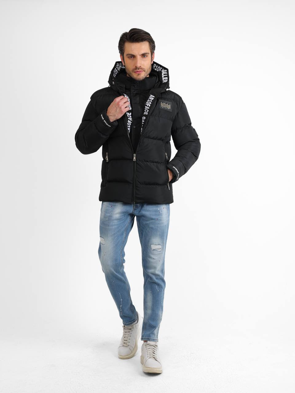 Black Puffer Signature Edition White Strip