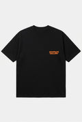 AR10FACE GALLERY Heavyweight T-Shirt Black/Vibrant Orange