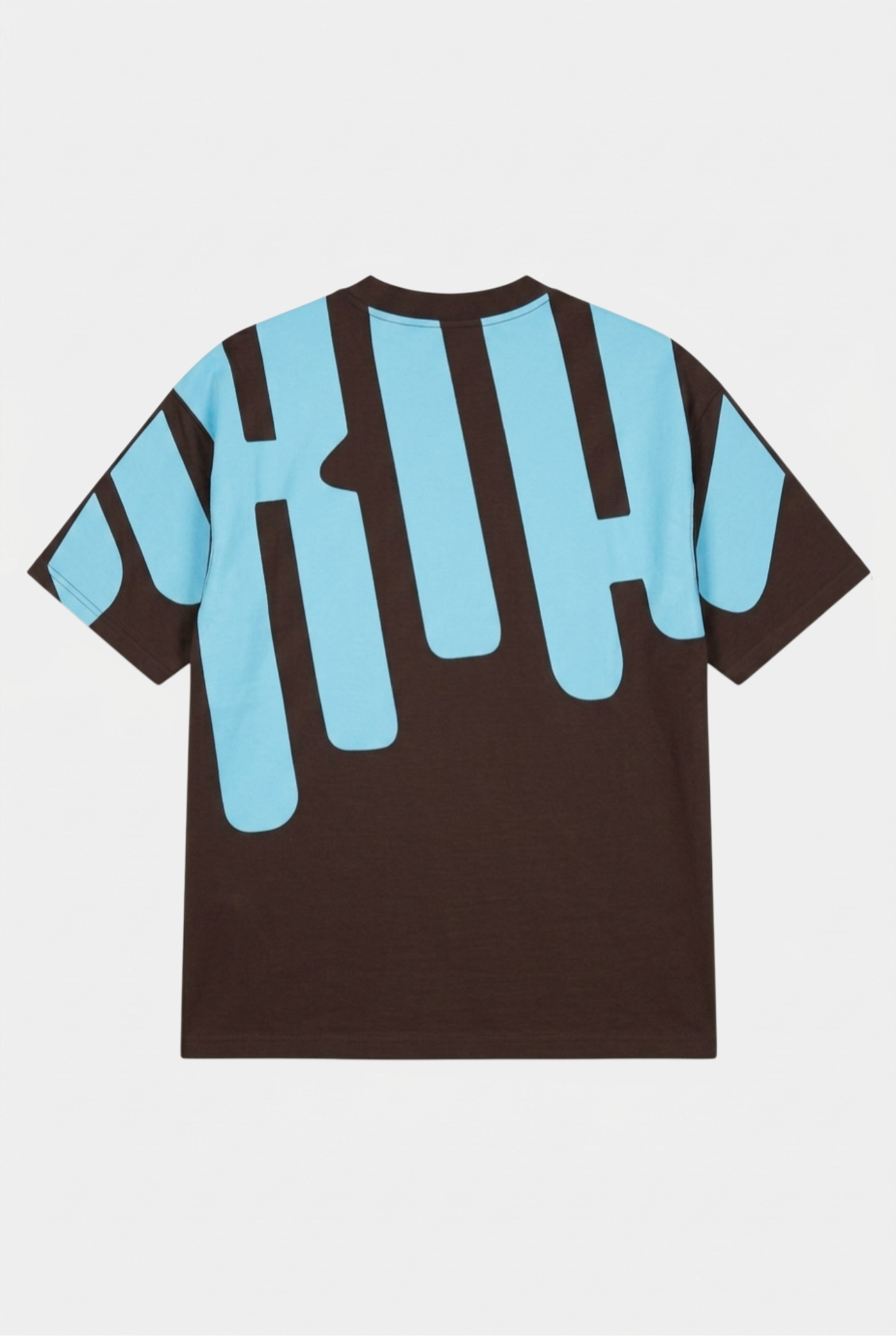 Monochrome Drip: Zebra Edition T-Shirt Chocolate Brown
