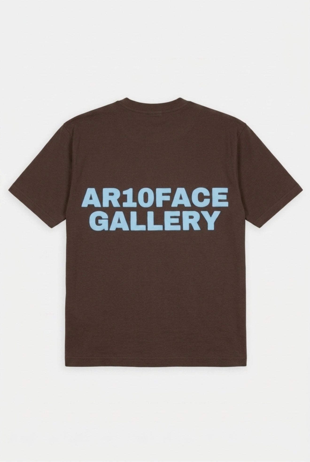 AR10FACE GALLERY Heavyweight T-Shirt Chocolate Brown