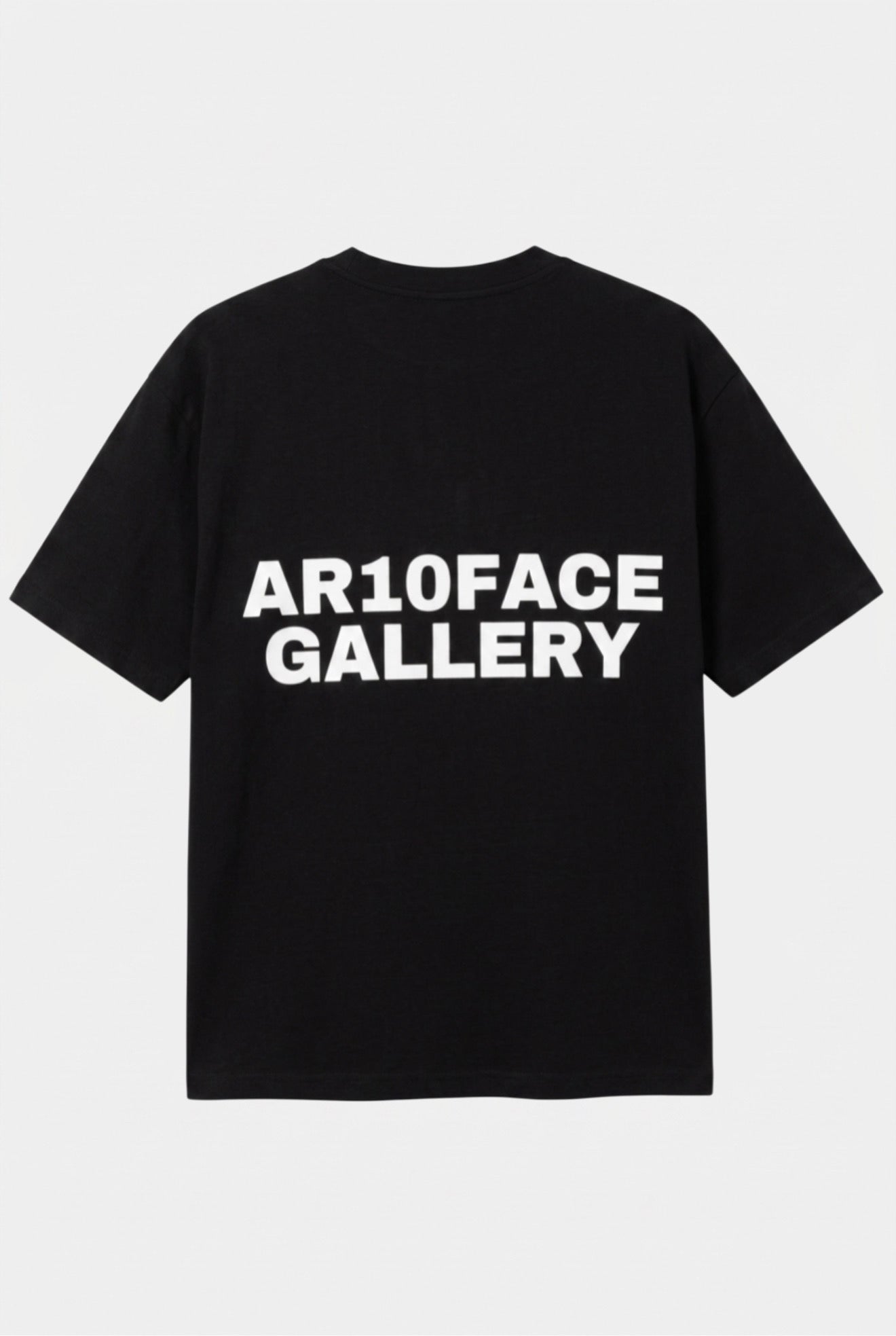 AR10FACE GALLERY Heavyweight T-Shirt Black/White
