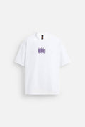 Double Vibe T-Shirt White-Purple