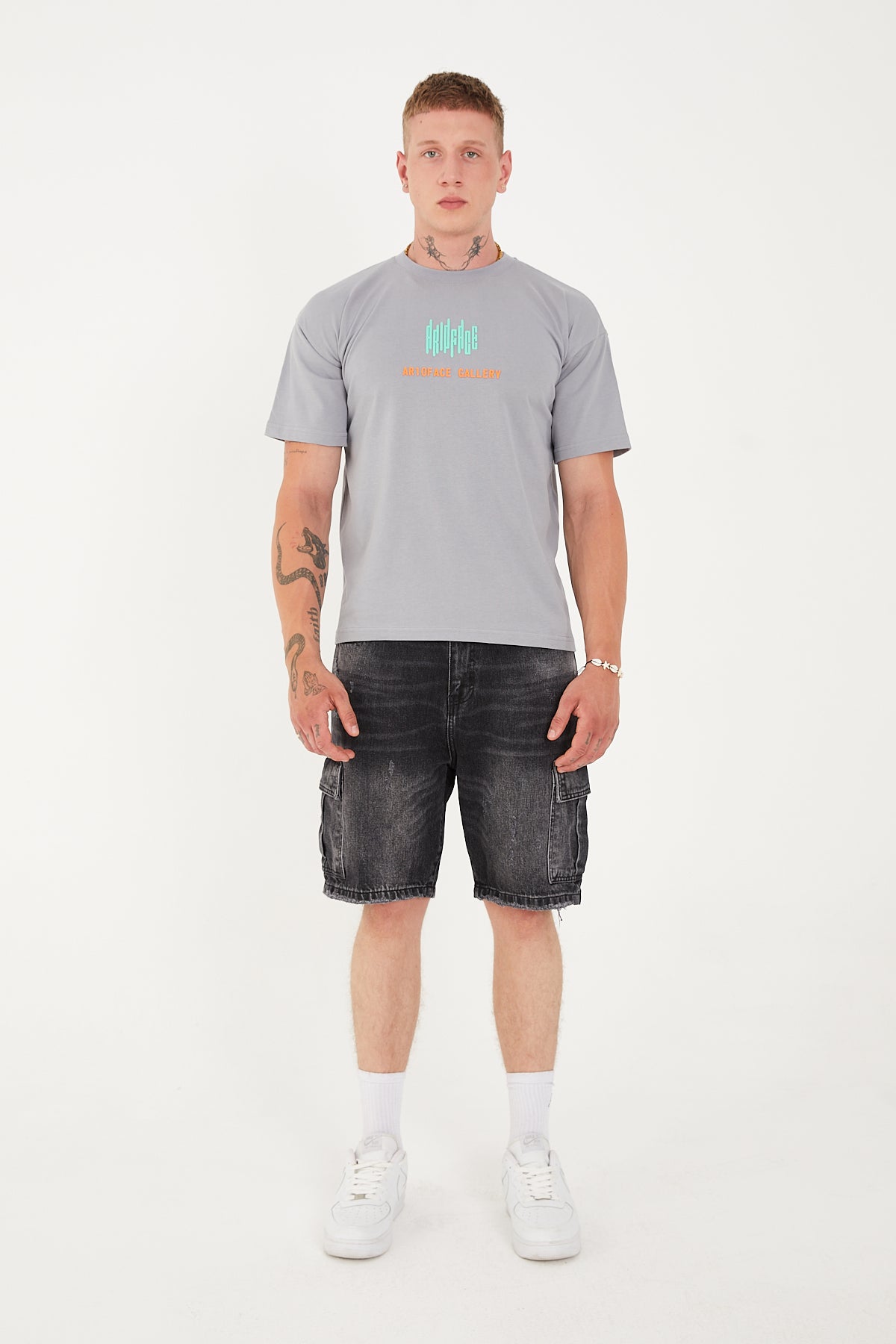 Triple Vibe T-Shirt Gray